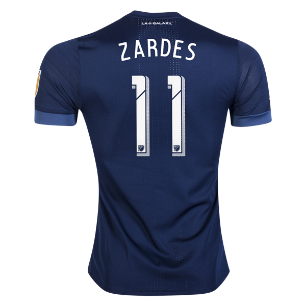 2017-18 La Galaxy Zardes #11 Away Soccer Jersey